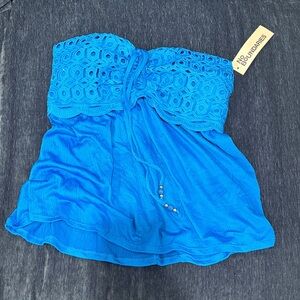 No Boundaries Blue Top